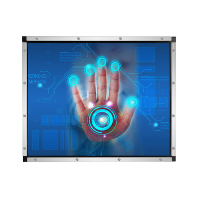 15 Inch SAW Touch Monitor Plug And Play Anti Vandal LCD Display