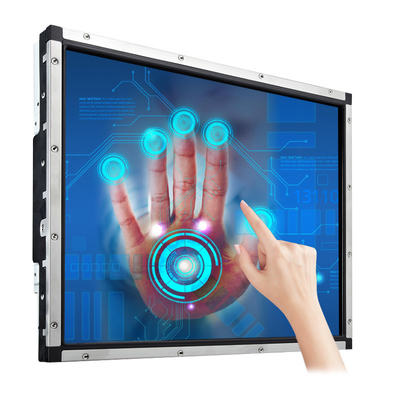 15 Inch SAW Touch Monitor Plug And Play Anti Vandal LCD Display