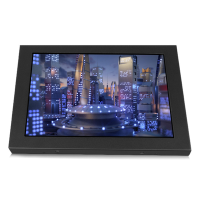 Pure LCD Panel 10.4 Inch SAW Touch Monitor Anti Vandal For Kiosks