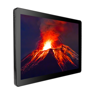 VGA DVI Video Input 32 Inch PCAP Touch Monitor 16:9 Ratio Anti Vandal