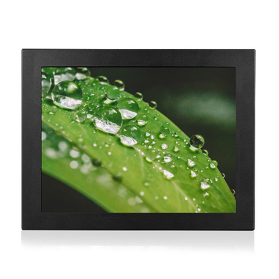 Dust Proof 10.4 Inch SAW DVI VGA Touch Monitor 4:3 Ratio For Kiosks