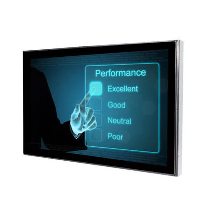 Wall Mounted 18.5 Inch PCAP Touch Screen Monitors Vandal Proof Touch Screen