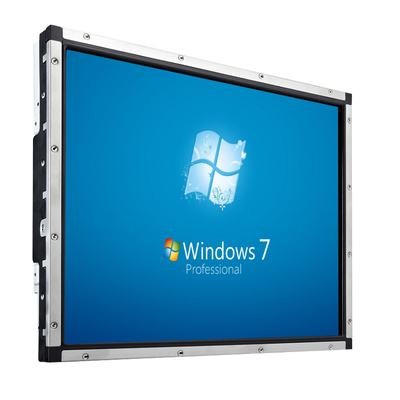 Industrial SAW Touch Monitor , Square Touch Screen Monitor With Scratch Resistance